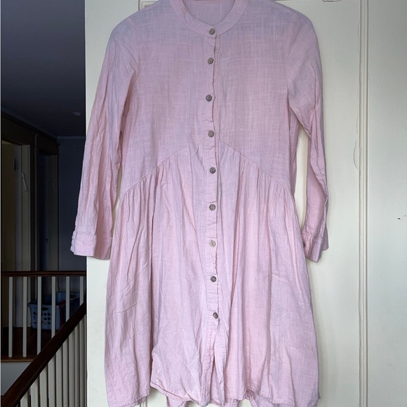 Pink Flowy Vacation Dress Small Medium - Picture 2 of 4